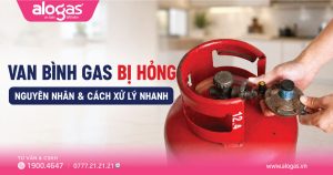 van bình gas bị hỏng