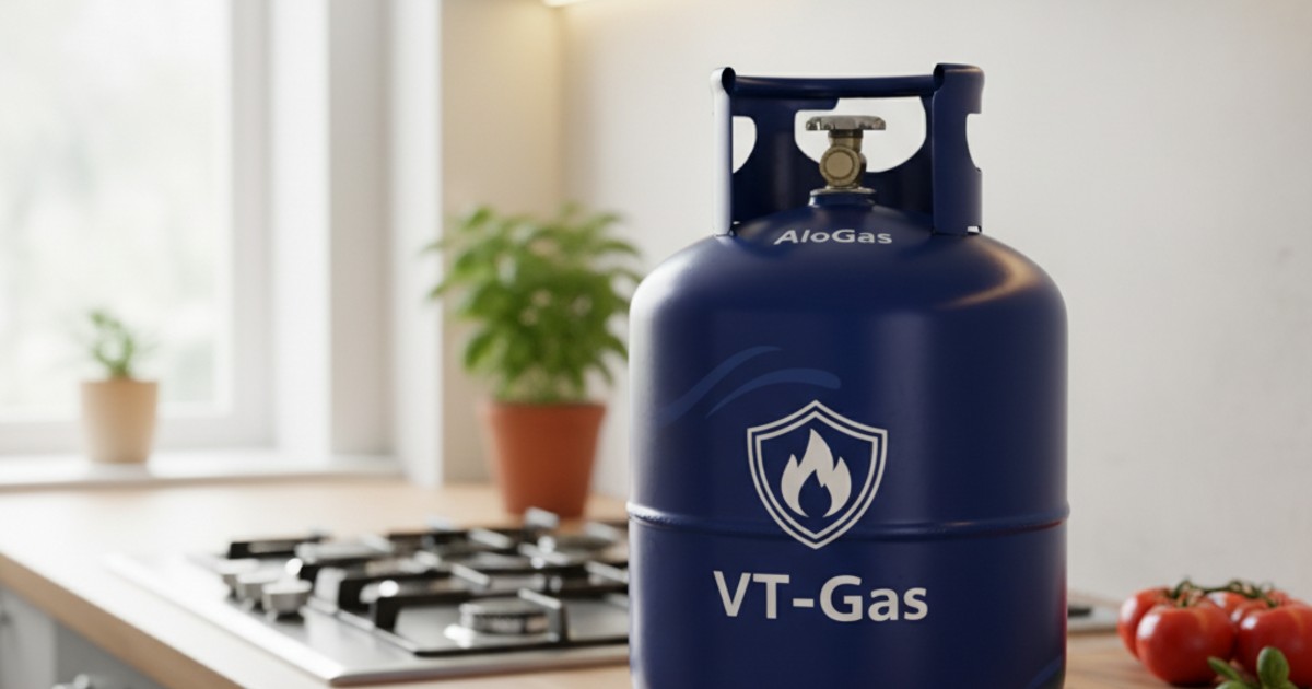 Lợi ích khi chọn mua bộ bình gas màu xanh VT-gas từ AloGas