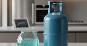 giá vỏ bình gas xanh