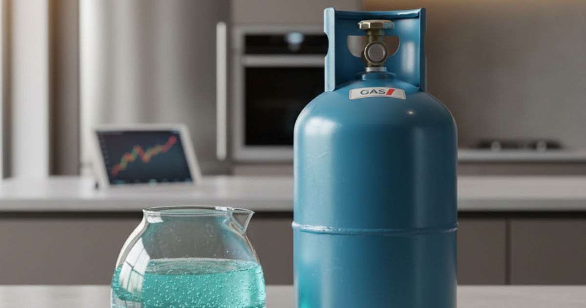 giá vỏ bình gas xanh