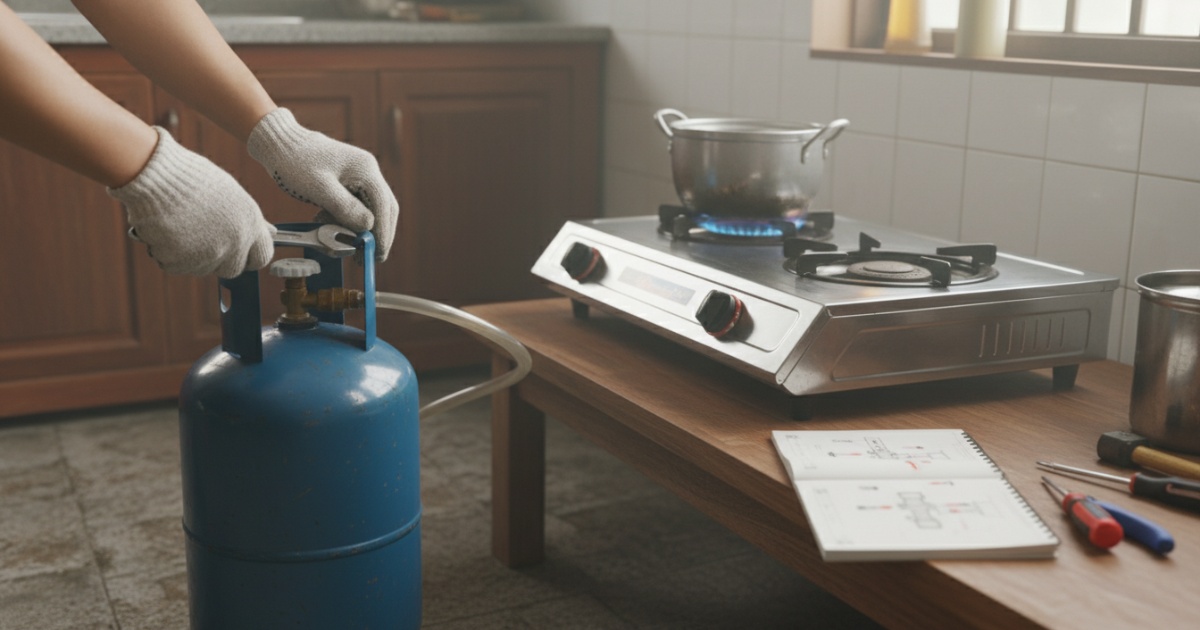 Hướng dẫn chi tiết cách xử lý khi van bình gas bị kẹt tại nhà