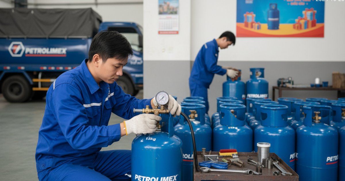 cách để bình ga an toàn