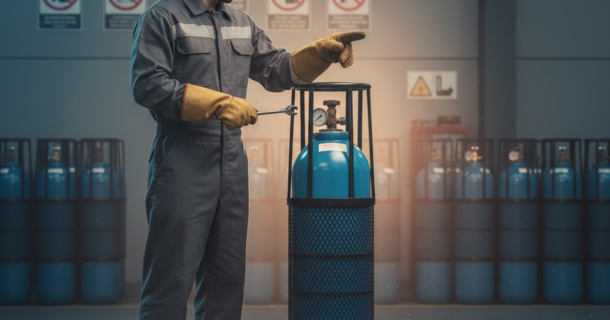 Lưu ý quan trọng khi sử dụng bình gas công nghiệp 30kg an toàn