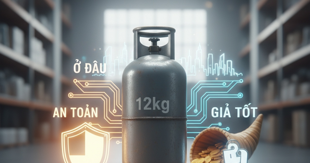 Mua Vỏ Bình Gas Xám 12kg Ở Đâu An Toàn, Giá Tốt?