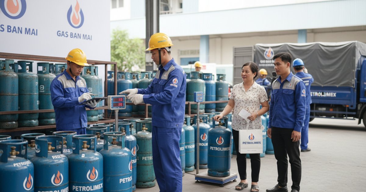 Quy trình mua bán vỏ bình gas 12kg cũ hợp pháp và an toàn