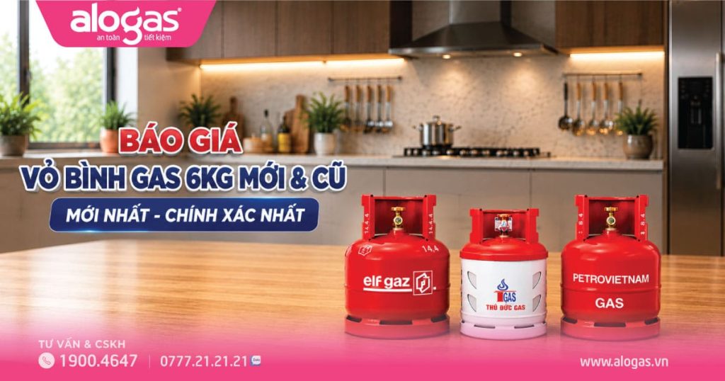 Báo Giá Vỏ Bình Gas 6kg Mới Và Cũ